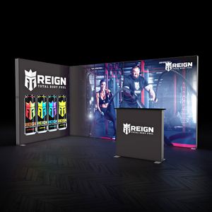 FABRILUX® 4x2 LED Lightbox Exhibition Stand SEG Fabric Kit 20