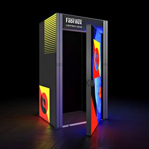 FABRILUX® LED Lightbox Exhibition Stand Storage Cupboard