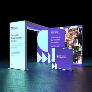 SKYBRIDGE® Exhibition Stand LED Lightbox Ceiling Arch 3x3