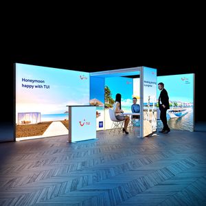 SKYBRIDGE® Exhibition Stand LED Lightbox Ceiling Arch 6x3