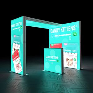SKYBRIDGE® Exhibition Stand LED Lightbox Ceiling Arch 2x3