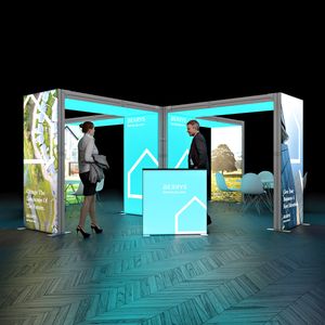 SKYBRIDGE® Exhibition Stand LED Lightbox Ceiling Archways 7x7