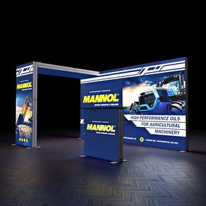 SKYBRIDGE® Exhibition Stand LED Lightbox Ceiling Arch 4x3