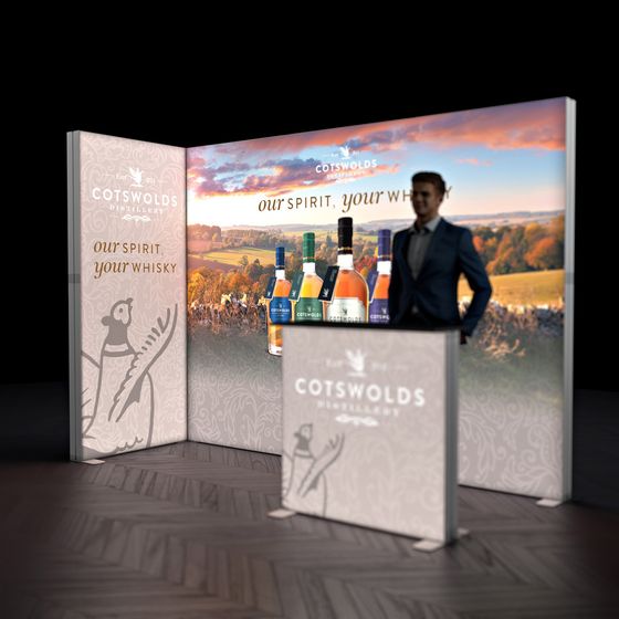 FABRILUX® 3x1m LED Lightboxes SEG Fabric Backlit Kit 11