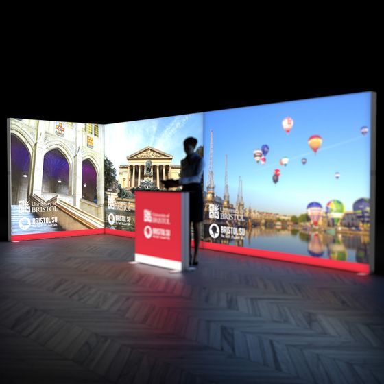 FABRILUX® 6x2 LED Lightbox Fabric Exhibition Stands Kit 27