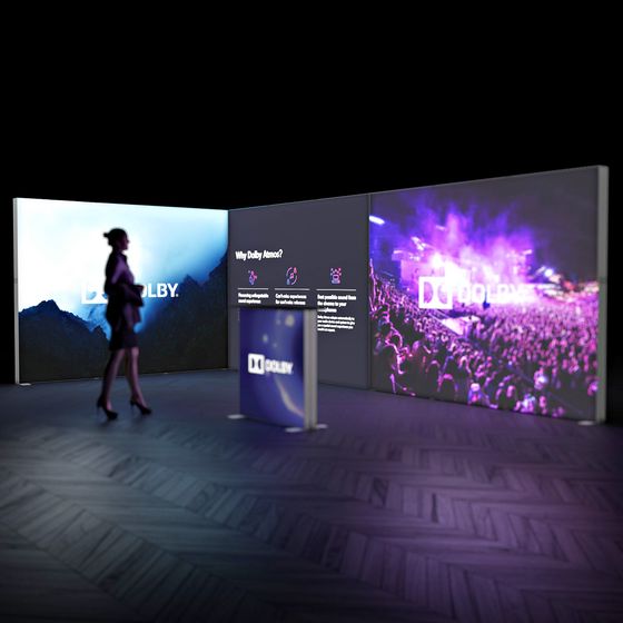 FABRILUX® 6x3 LED Lightbox Fabric Exhibition Stand Kit 25