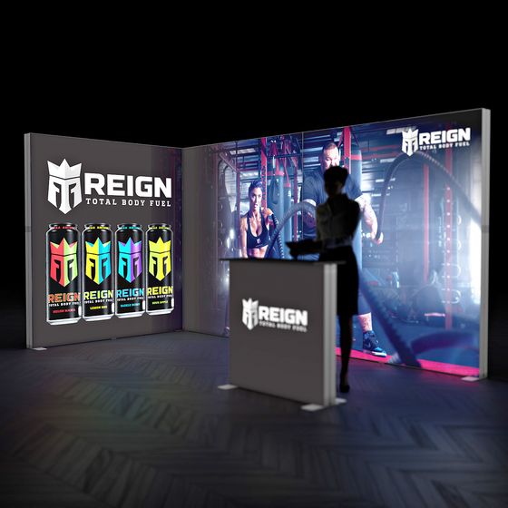 FABRILUX® 4x2 LED Lightbox Exhibition Stand SEG Fabric Kit 20