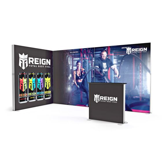 FABRILUX® 4x2 LED Lightbox Exhibition Stand SEG Fabric Kit 20