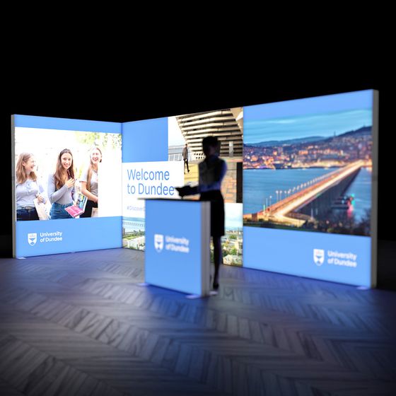 FABRILUX® 5x2 LED Lightbox Fabric Exhibition Stand Display Kit 24