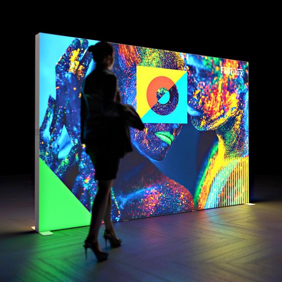 FABRILUX® LED Lightbox Backlit Fabric Exhibition Stand 3000 X 2000mm