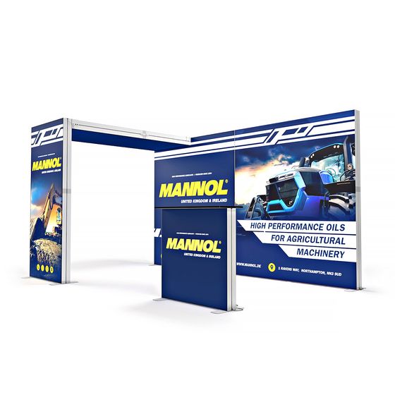 SKYBRIDGE® Exhibition Stand LED Lightbox Ceiling Arch 4x3