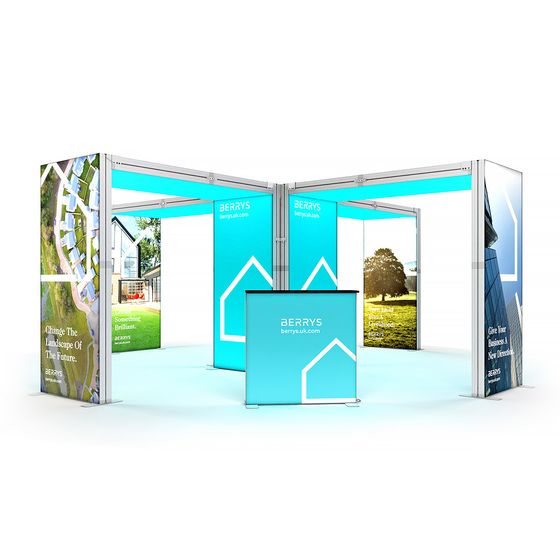 SKYBRIDGE® Exhibition Stand LED Lightbox Ceiling Archways 7x7