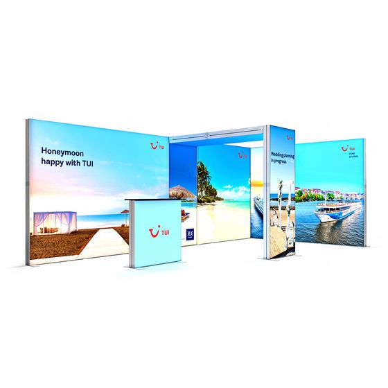 SKYBRIDGE® Exhibition Stand LED Lightbox Ceiling Arch 6x3