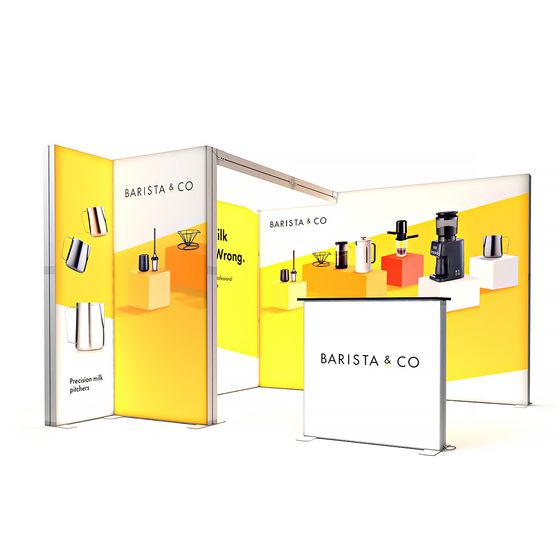 SKYBRIDGE® Lightbox Exhibition Stand Trade Show Booth Display 3x3