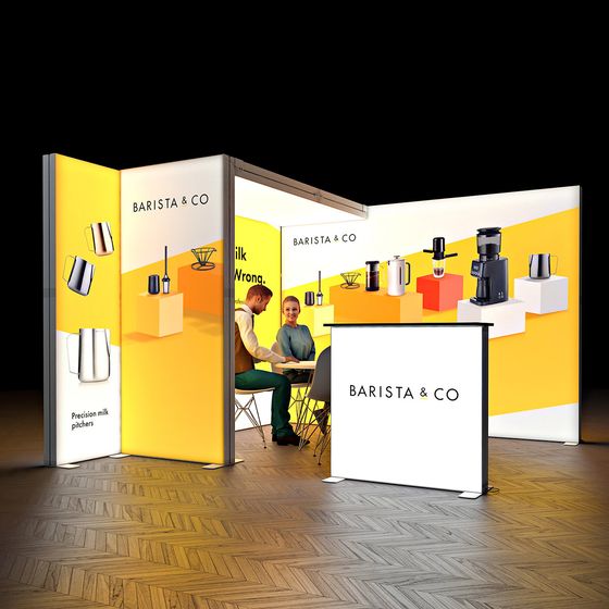 SKYBRIDGE® Lightbox Exhibition Stand Trade Show Booth Display 3x3
